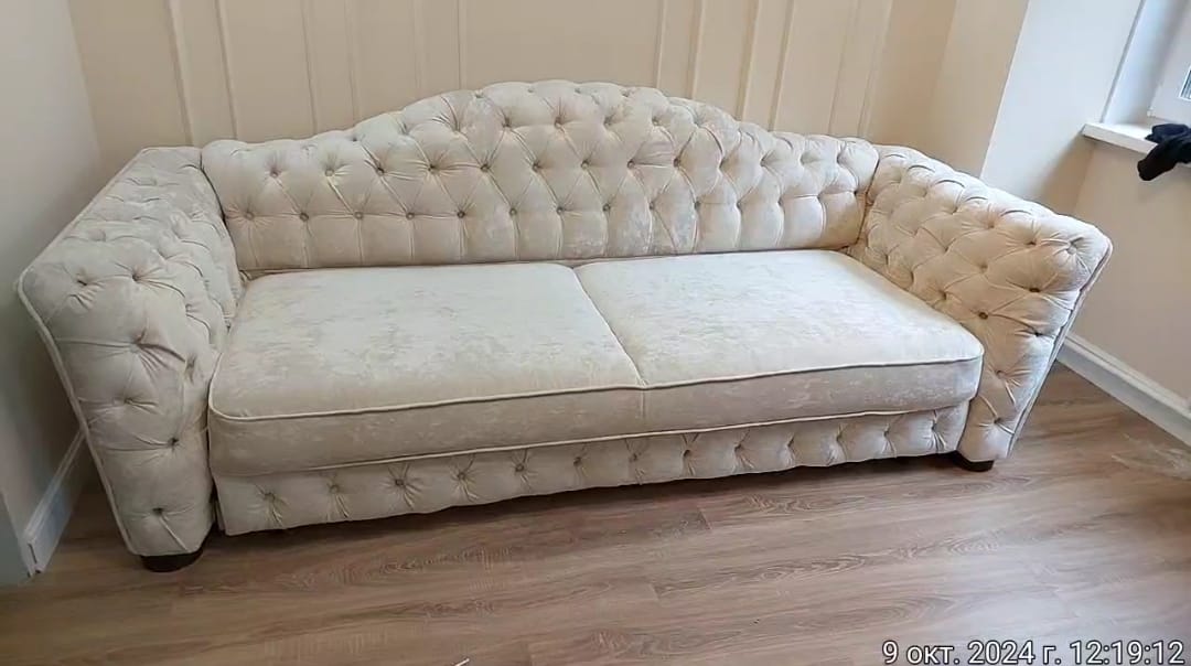 Замена обивки дивана на дому. Арбатская